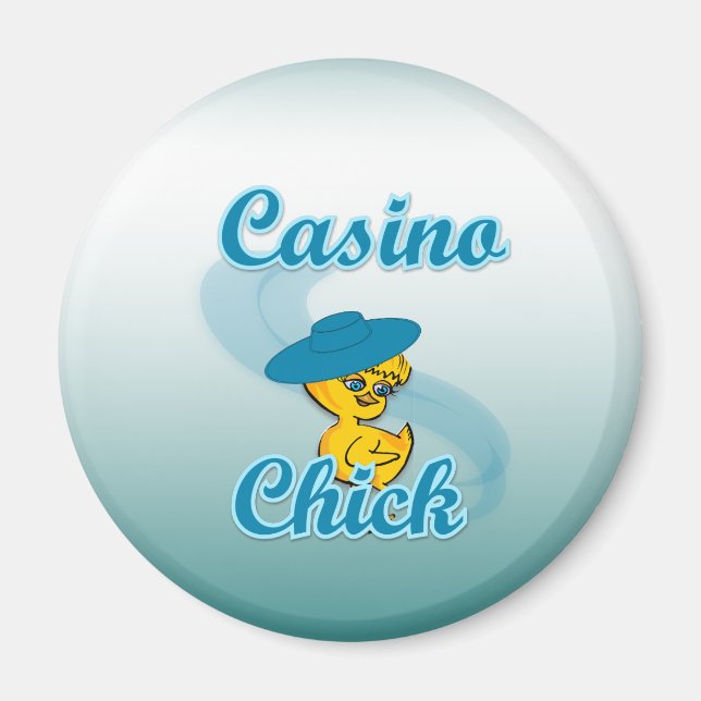 Casino Chick #3 Magnet (Framsidan)