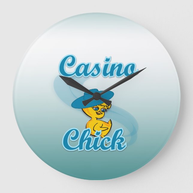 Casino Chick #3 Stor Klocka (Framsida)