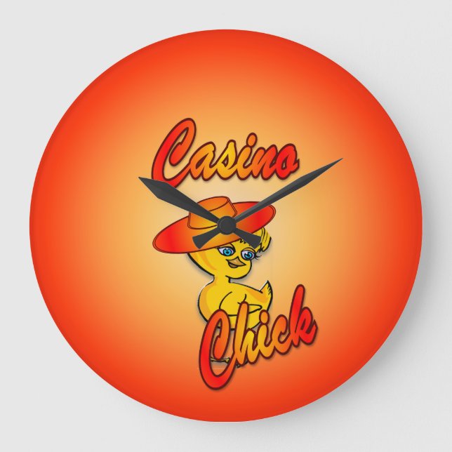 Casino Chick #5 Stor Klocka (Framsida)