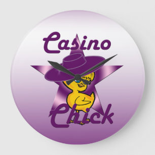 Casino Chick #9 Stor Klocka