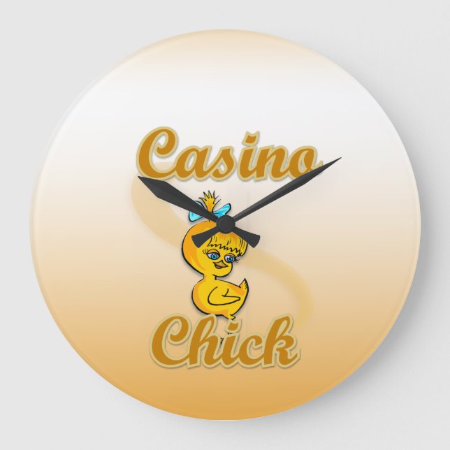 Casino Chick Stor Klocka (Framsida)