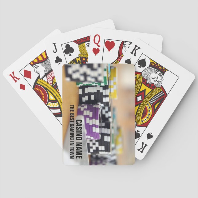 Casino Chip, kasino, spelindustrin Casinokort (Baksidan)