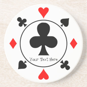Casino Chip Underlägg Sandsten