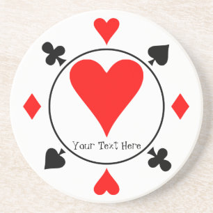 Casino Chip Underlägg Sandsten