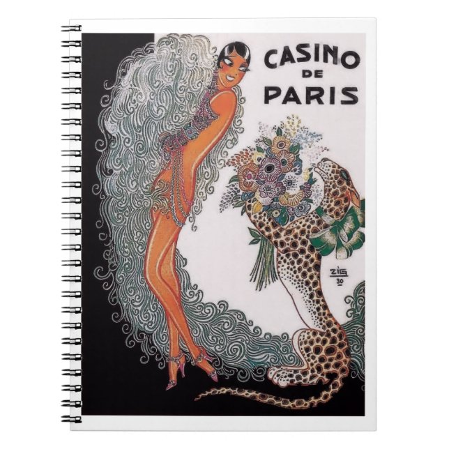 Casino de Paris - Josephine Baker (1930) Anteckningsbok (Framsidan)