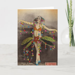 Casino de Paris Vintage Design Kort