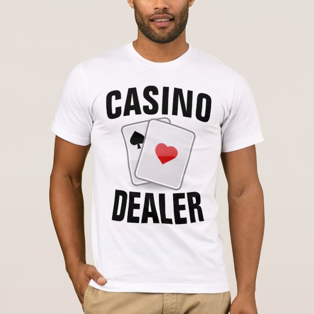 CASINO DEALER T-Shirts (Framsida)