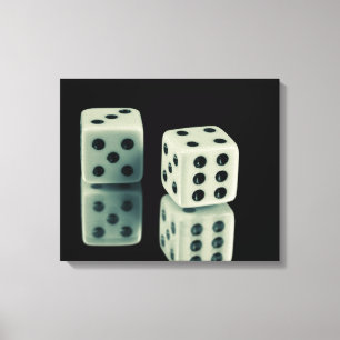 Casino Dice Canvastryck