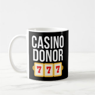 Casino Donor Gambling Spelare Joke Kaffemugg
