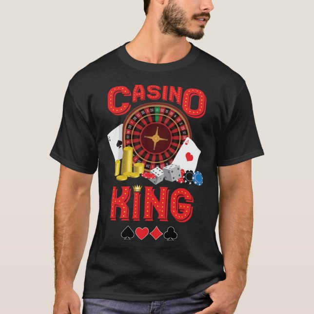 casino for men casino king gambler  1 t shirt (Framsida)