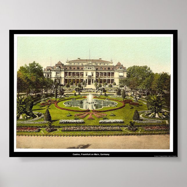 Casino, Frankfort på Main, Tyskland Poster (Framsidan)