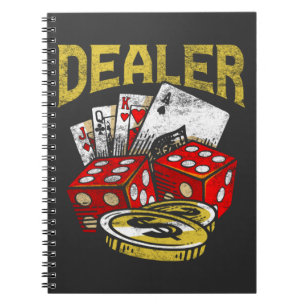 Casino Gambling Dealer Texas Holdem Poker Anteckningsbok