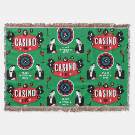 Casino Gambling Poker Roulette Filt