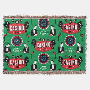 Casino Gambling Poker Roulette Filt