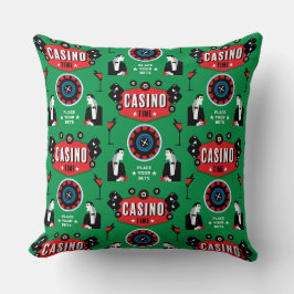 Casino Gambling Poker Roulette Kudde