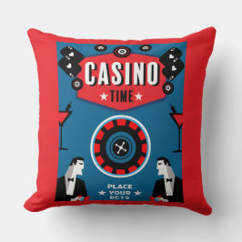Casino Gambling Poker Roulette Kudde