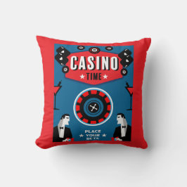 Casino Gambling Poker Roulette Kudde