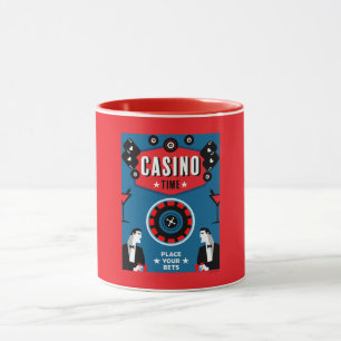 Casino Gambling Poker Roulette Mugg