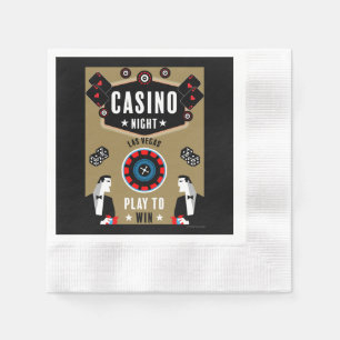 Casino Gambling Poker Roulette Pappersservett