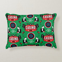 Casino Gambling Poker Roulette Prydnadskudde