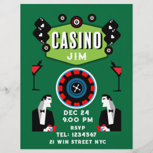 Casino Gambling Poker Roulette Reklamblad