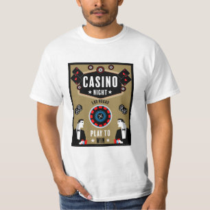Casino Gambling Poker Roulette T Shirt