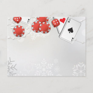 Casino Helgdag Helg Vykort