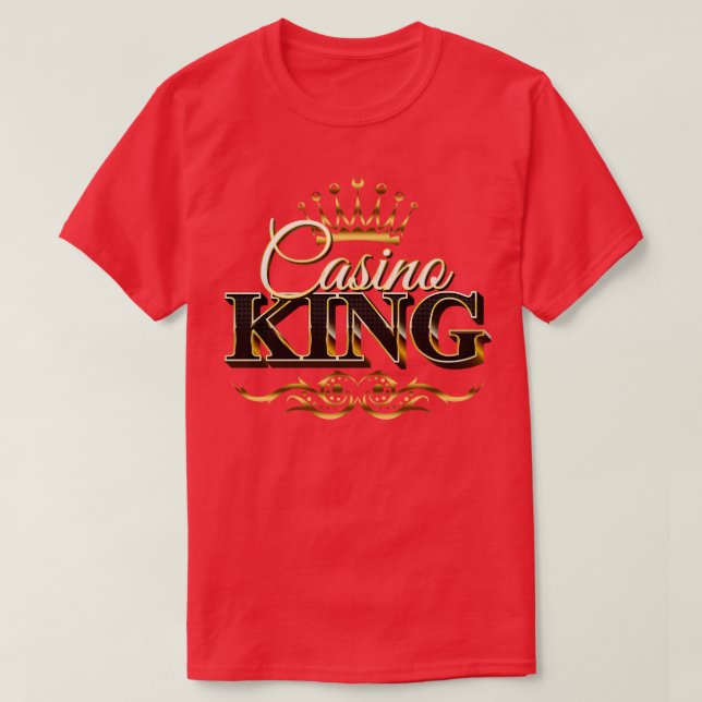 Casino Kung T Shirt (Design framsida)