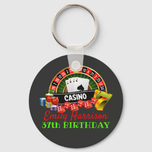 Casino Las Vegas Födelsedagsfest Tema Nyckelring