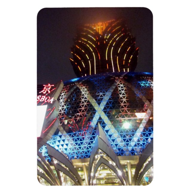 casino lisboa globe magnet (Vertikal)