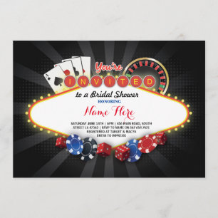Casino Möhippa Night Las Vegas Party Inbjudan