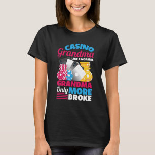 Casino Mormor  Spelgrafik T Shirt