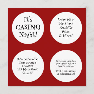 Casino Natt Inbjudningar
