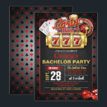 Casino Night Svärmodelfest Inbjudan<br><div class="desc">Perfekt inbjudan för att fira en casino svärmodelfest!</div>