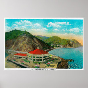 Casino och Hotel St. Catherine Poster