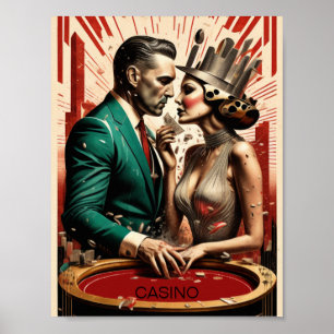 Casino Parino Art Deco Poster