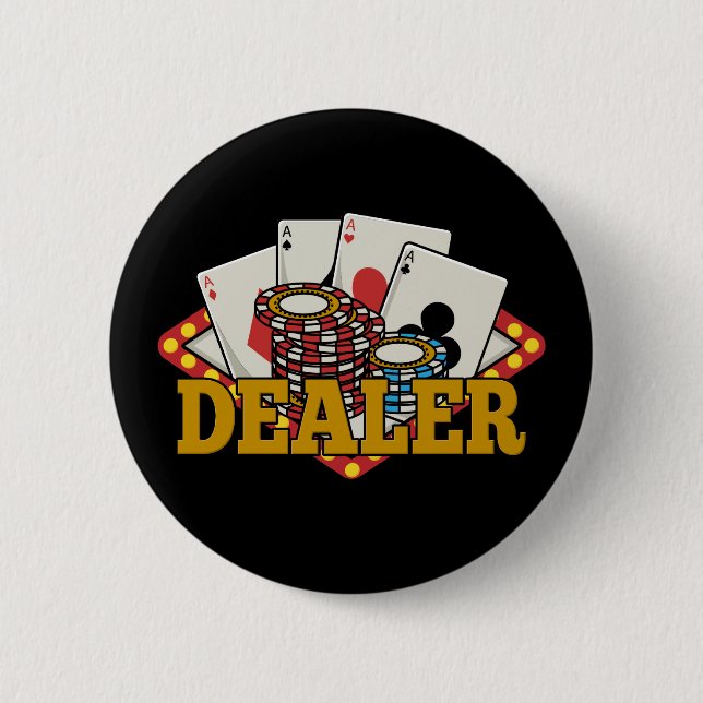 Casino Poker Dealer Knapp (Framsida)