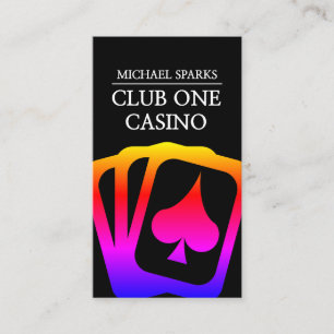Casino, Poker, Handlare, Underhållning, Magician Visitkort