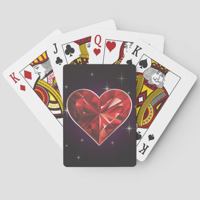 Casino Poker Hearts Bicycle® Play Kortlek (Baksidan)