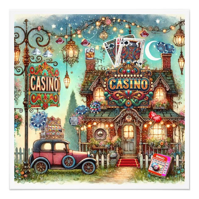 CASINO PRINT FOTOTRYCK (Framsidan)