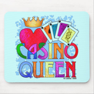 Casino Queen Blue Mouse Pad Musmatta