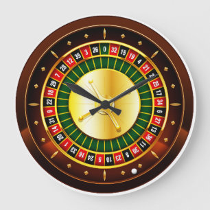 Casino Roulette Stor Klocka