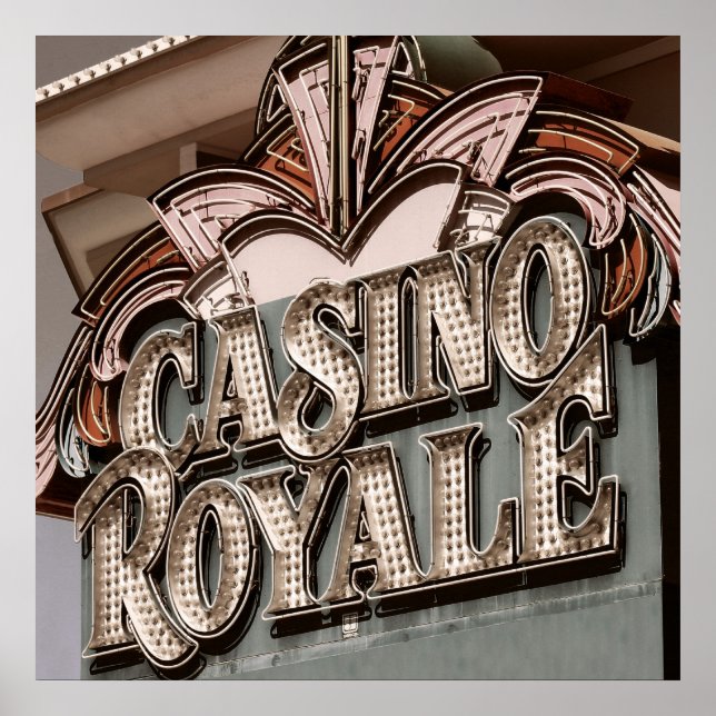 Casino Royale Las Vegas Retro Poster (Framsidan)