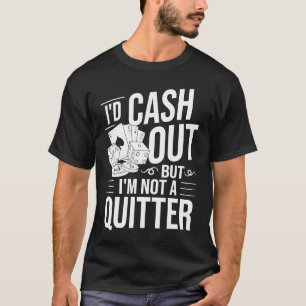 Casino Spelautomater Spel Chips Kort Spelare T Shirt