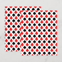 Casino spelkort klubbar spader Scrapbookpapper