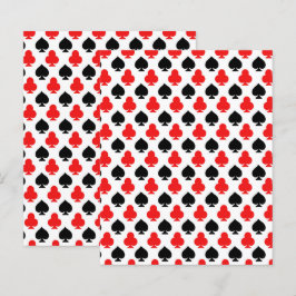 Casino spelkort klubbar spader Scrapbookpapper