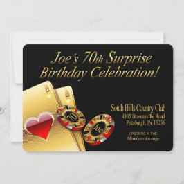 Casino Style Festa FRÅGA MIG ATT SÄTTA NAMN PÅ CHI Inbjudningar