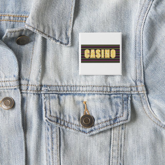 Casino-tecken med Neon Polka Dot Brev Knapp (Skapare uppladdad)