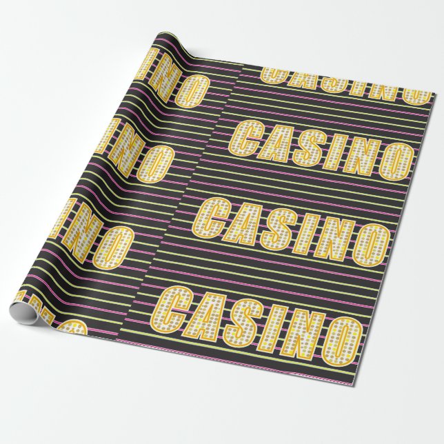 Casino-tecken Presentpapper (Utrullad)