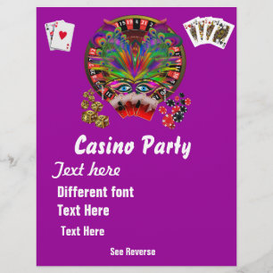 Casino Themes Masquerae 1 Se anmärkningar Reklamblad